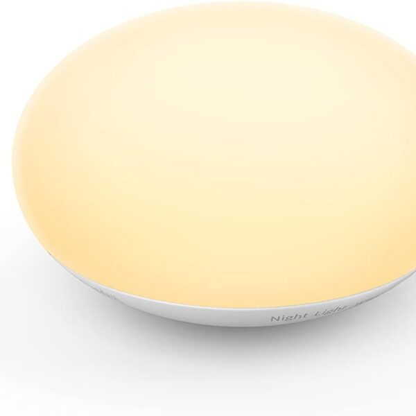 Anico EASZZZ Baby Night Light, Nursery Night Lamp for Breastfeeding, Soft BPA Free Silicone Touch Night Lamp, Eye Caring, Easy Flip Design, Stepless Dimming, 1-Pack