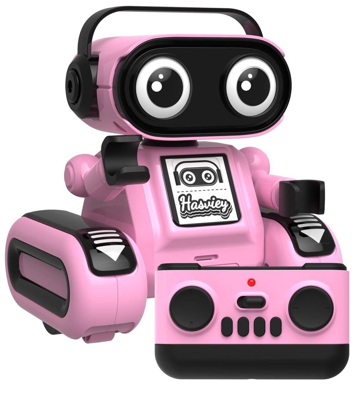 Robot Toys for Girls, Rechargeable Remote Control Toys for Girls 5-7, Kids Toy Robots with Auto-Demo, Recording, Repeat, Flexible Head & Arms, Dance, Music, Gift Ideas for...